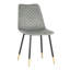 Jacobson 45cm H Velvet Upholstered Metal Upholstered Back Side Chair-11371754