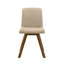 Chaise de salle à manger rembourrée Gina Sand-123103549