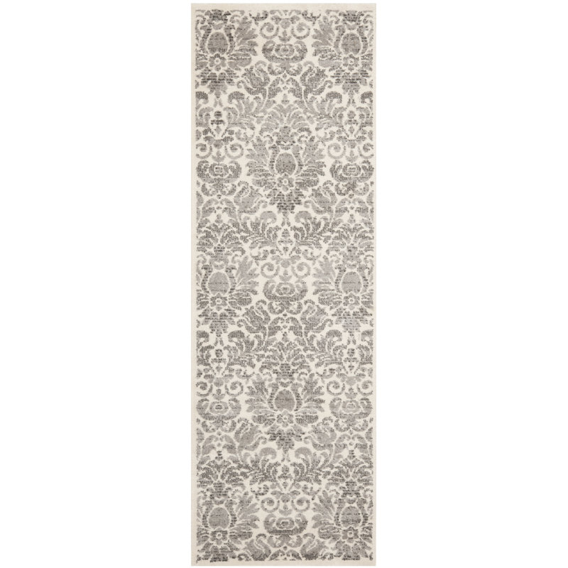 Dominy Porcello Performance Damask Rug, Runner 2'4" x 9'