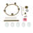 5-Light Dimmable Copper Wagon Wheel Chandelier