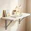 Space-saving Floating Wall-Mounted Rectangular Fold-Down Table-1487167567