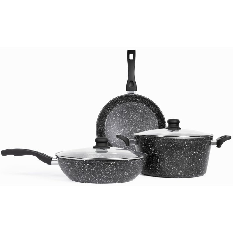 5 - Piece Non-Stick Aluminum Cookware Set