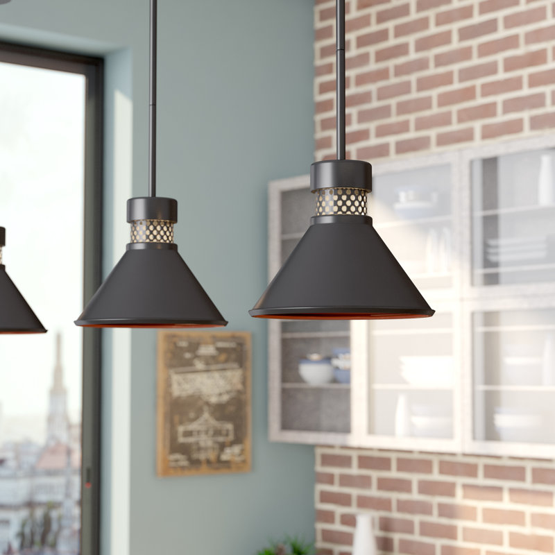 Magaret 1 - Light LED Single Pendant, Dark Bronze/Copper