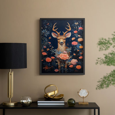 ANIMALS Series CDLxxv - reproduction encadrée de qualité supérieure - prête à être accrochée - aucun clou requis