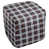 Dark Navy/Orange/White Polyester Blend