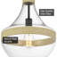  Luminaire suspendu pour grand îlot de cuisine moderne 16 "Abby