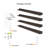 4 Piece Paulownia Picture Ledge Wall Shelf-680721091-680721116