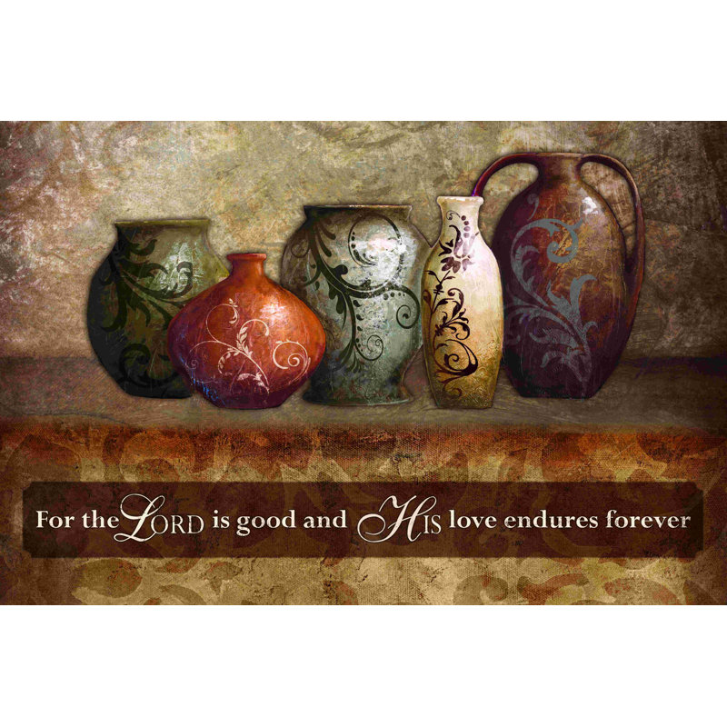 "Poterie religieuse", impression sur toile tendue, H 12 po x l 18 po