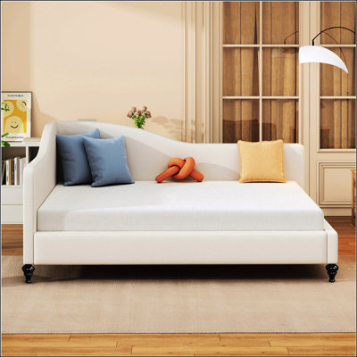 Full Size L-Shaped Linen Daybed