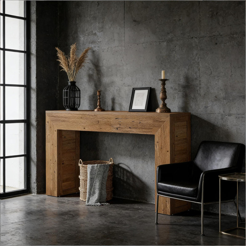 Practical Entry Table,Rustic Console Table,Sofa Table
