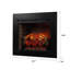 Electric Smart Fireplace with Heat-349130043