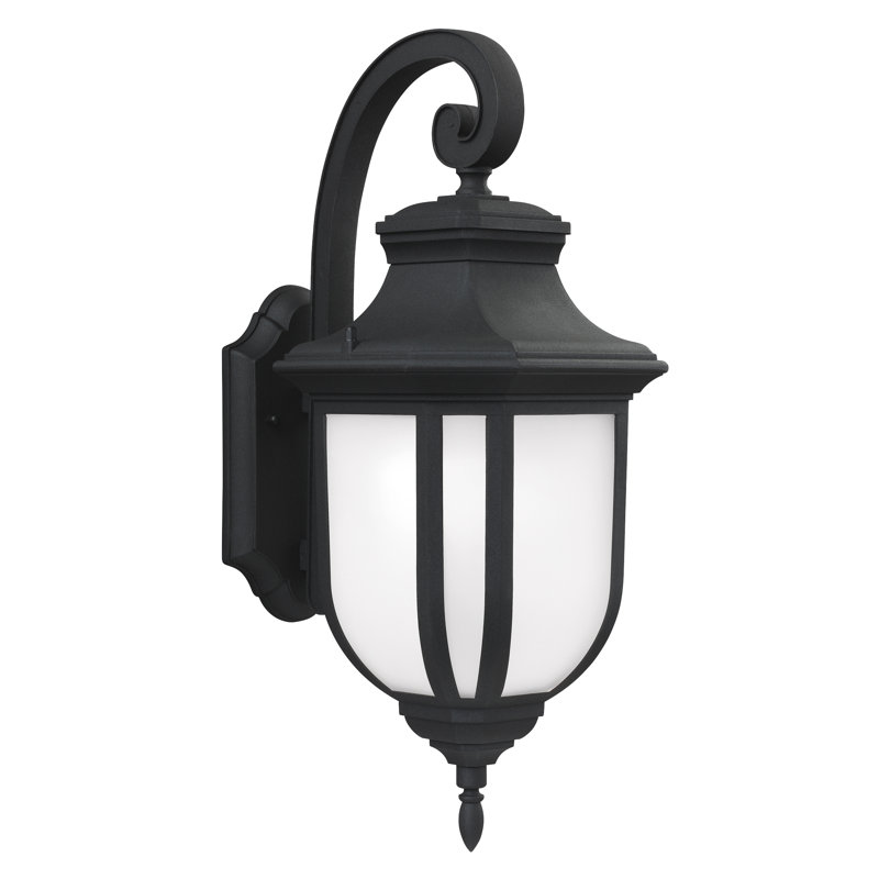 Lanterne murale d'extérieur Carterton, H 14,63 po x l 6,38 po x P 8,5 po, Bronze antique, Non