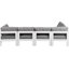 Canapé modulaire d'extérieur avec coussins 120 po Pacita-61209917-61209919