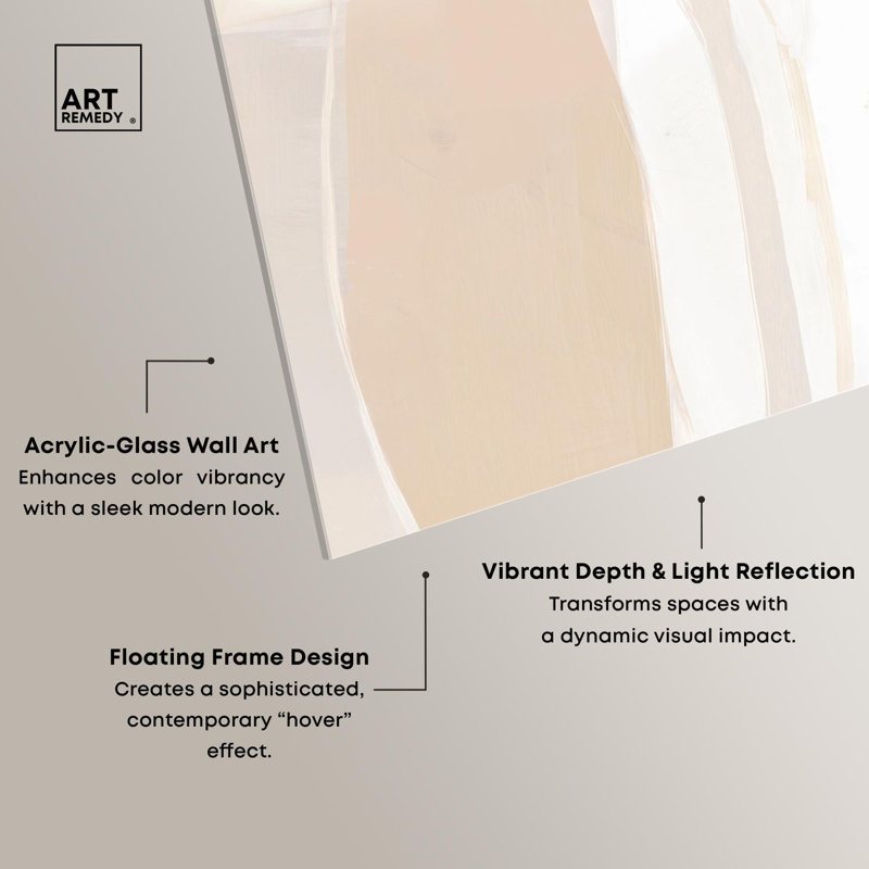 Ensemble de 2 décorations murales Neutral Luxe Harmony, H 30 po x l 24 po