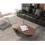 Table basse de 40 pouces en forme de nuage avec 3 pieds en forme de nuage