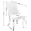 Chaise de salle à manger en rayonne noire (2), haute pour une expérience d'assise exceptionnelle, pieds courbés en bois massif Sw1847bk 2, revêtement épais et luxueux, dossier, pieds, chaises confortables-709292146