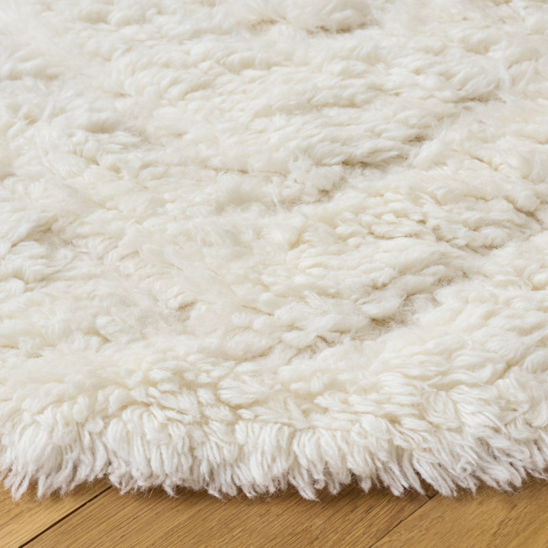 Dabria Wool Area Rug, Round 7'