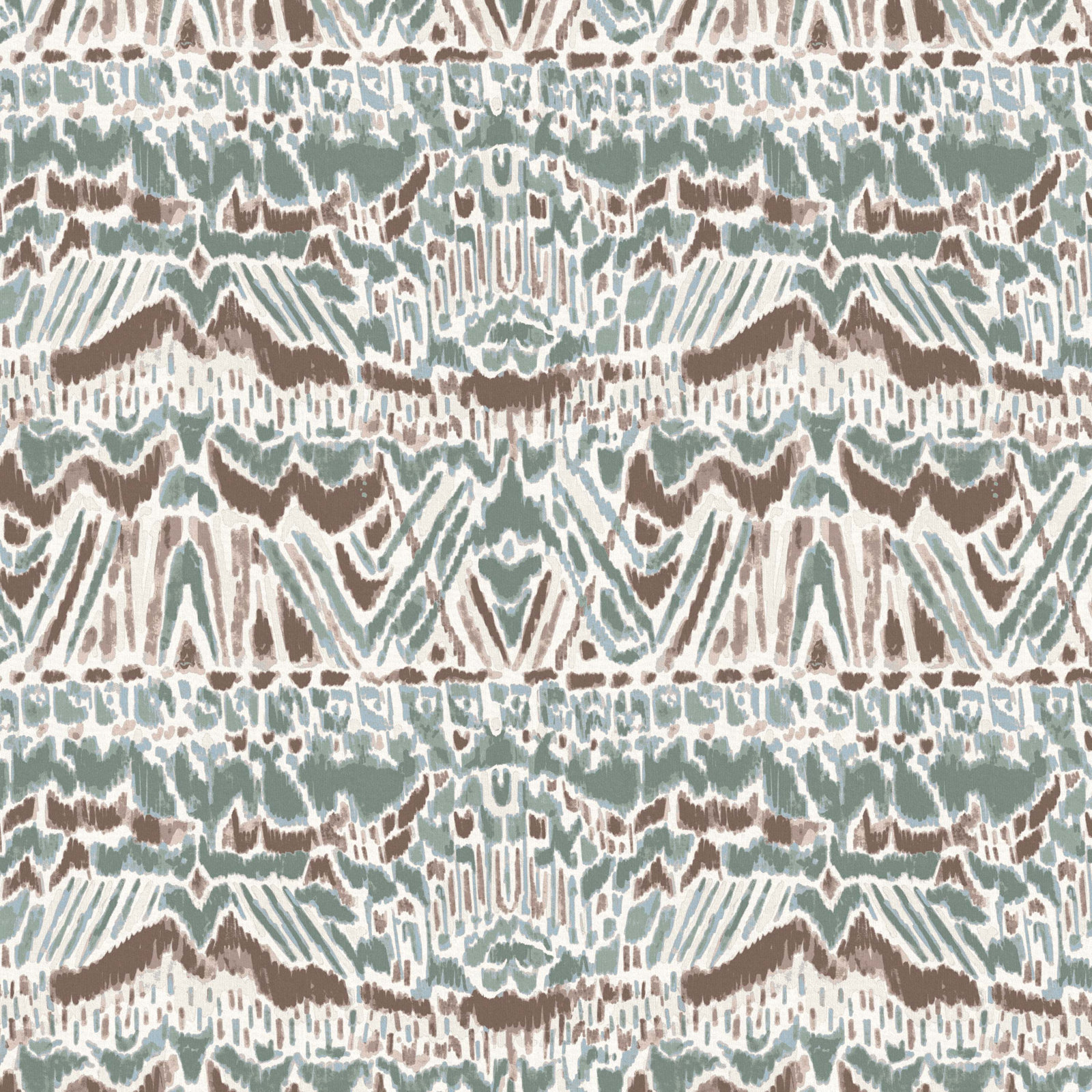 Mina Swivel Barrel Chair, Kara Ikat Blue Mist