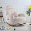 Chaise berçante rembourrée Modern-101342768