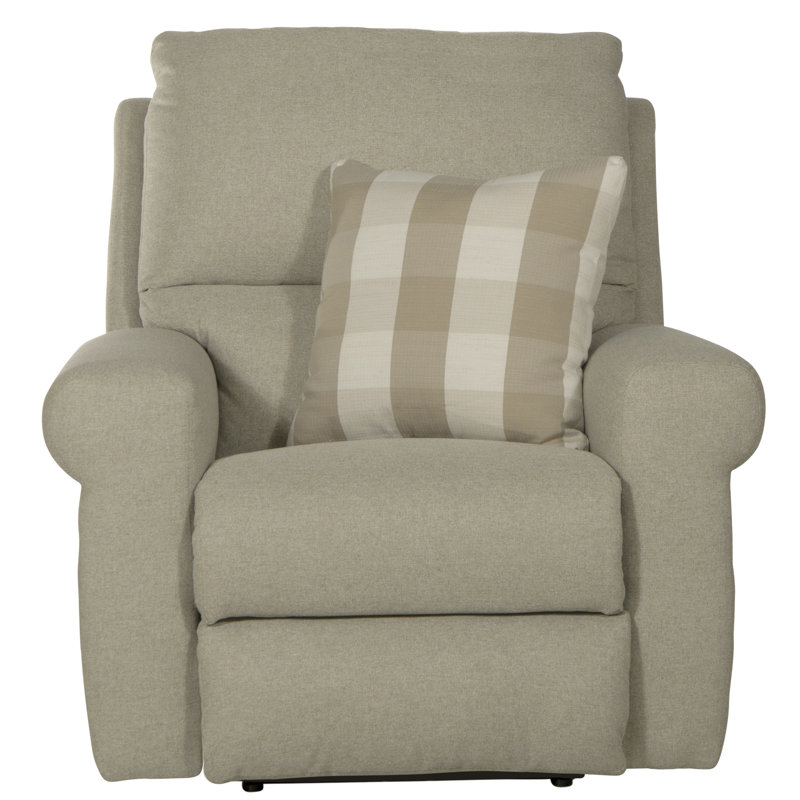 Aneeta Glider Recliner, Manual, Beige Polyester
