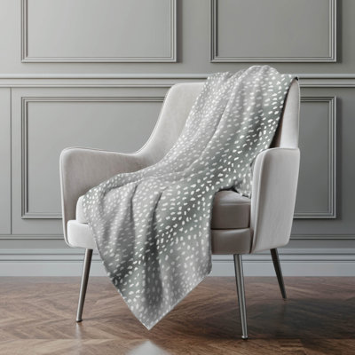 Addison Machine Washable Sherpa Antelope Throw Blanket