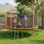 Trampoline d'extérieur rond 14 pi avec filet de sécurité