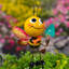 The Bumble Bunch Assorted Metal Bumblebee Garden Stake (Set of 6)