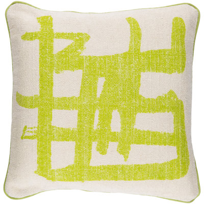 Bristle Abstract Cotton Throw Pillow