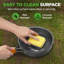 Ensemble de batterie de cuisine pour le camping Nutrichef - Pots, casseroles, ustensiles, bols, couverts et outils de nettoyage antiadhésifs légers avec sac en filet, poignées pliables, équipement de cuisson extérieur compact pour la randonnée et les voyages (gris)