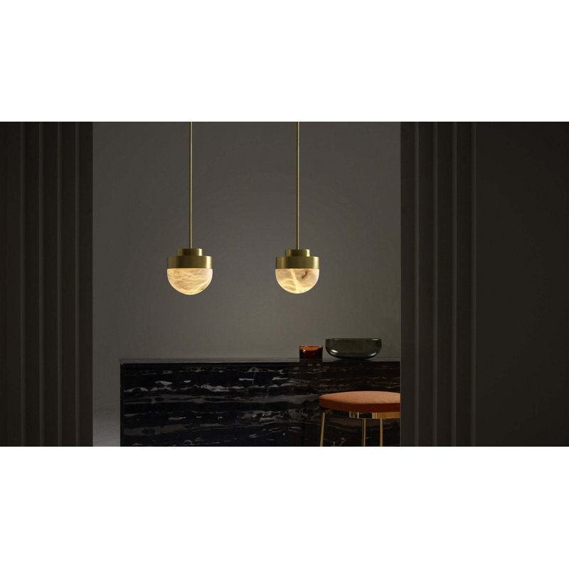 Lucid 1 - Light Pendant, Satin Brass