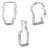 CookieCutter.com 3 -Piece Non-Stick Cookie Cutter