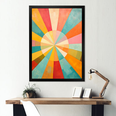 «Ilgars Colorful Mid Century Optical Serenade I», reproduction