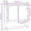 Miroir de salle de bain vidaXL-97839801