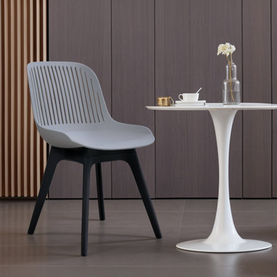 53 H Upholstered Dining Chair in Grey