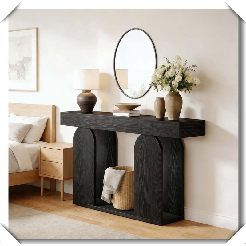 Table basse pratique en MDF robuste, minimaliste et élégant