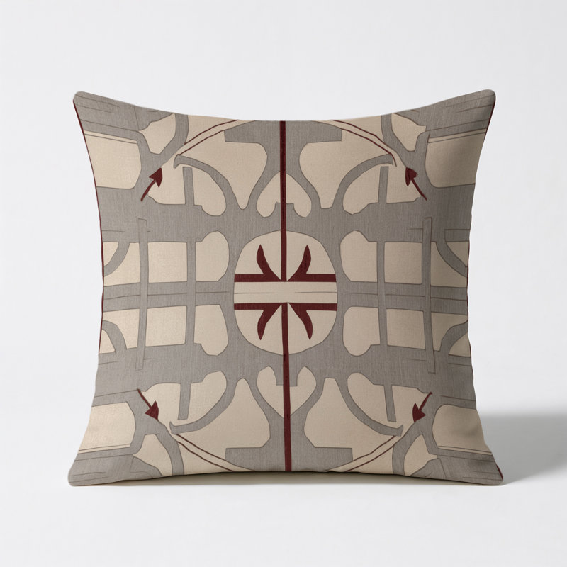 Shifting Horizons Indoor And Outdoor Throw Pillow, Square 20"