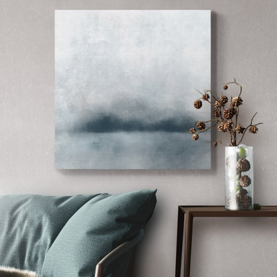 Quiet Fog II - Wrapped Canvas Print