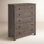 Lewin 43" Oak 5-Drawer Chest