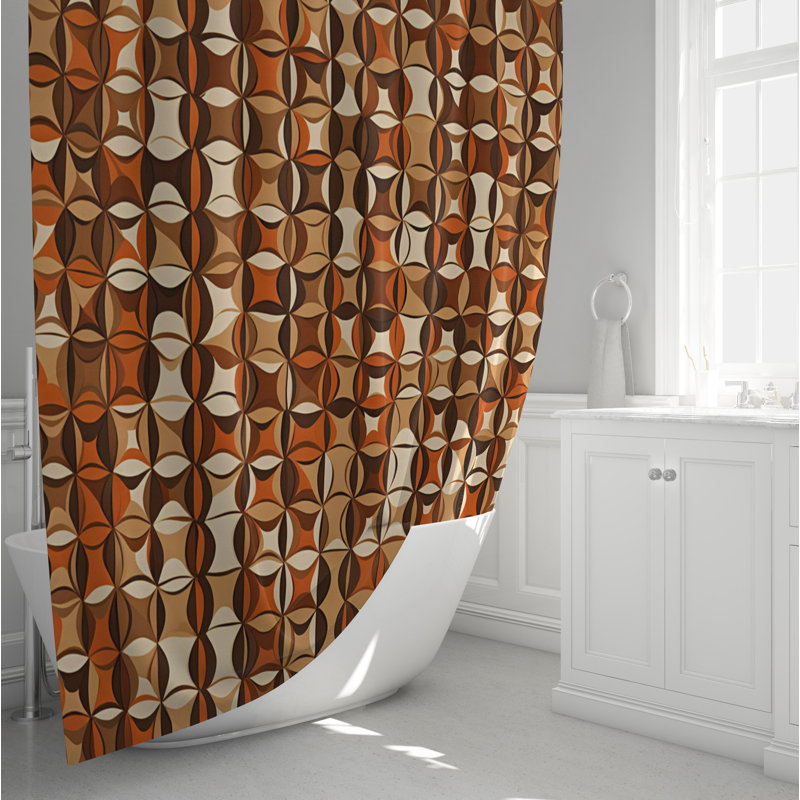 Rideau de douche Saila Geomatric, H 93 po x l 70 po