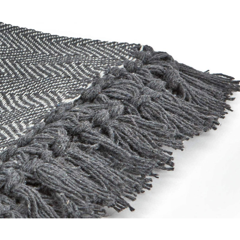Emestina Throw, 228cm W x 254cm L, Grey