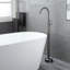 Robinet de baignoire sur pattes à poignée simple-117326435