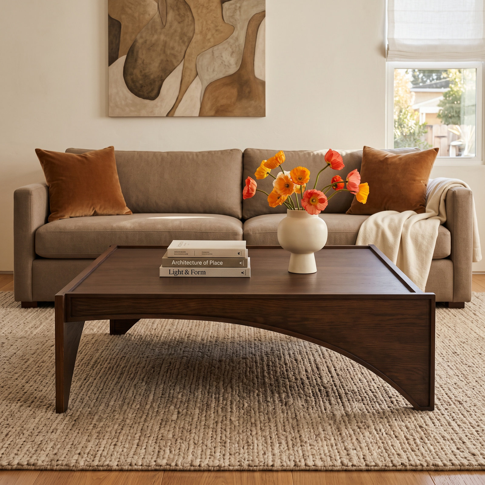 Alix 48 " Oak Coffee Table