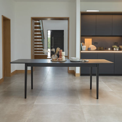 Extendable Solid Wood Base Dining Table