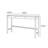 Nordic style modern simple console table-611042417