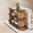 Creative elliptical open storage console table-449822562