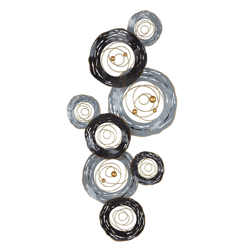 Glam Abstract Wall Decor on Metal