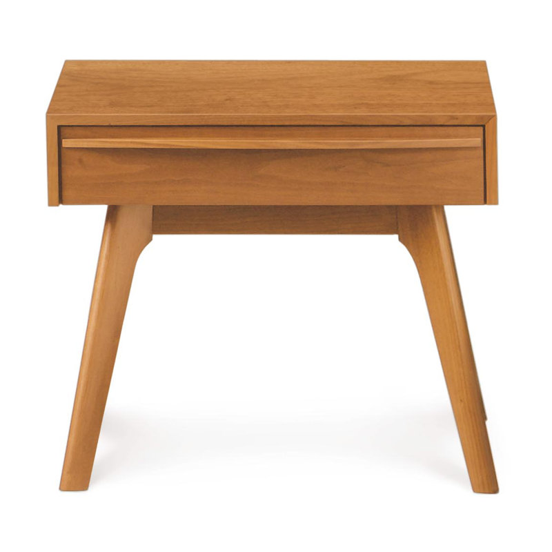 Table de chevet 1 tiroir Catalina, 20 po, Cerisier