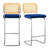 Baumgartner Upholstered Counter Stool with Metal Frame-690045987-690046008-690046011