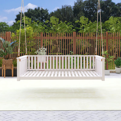 Balancelle en bois pour lit simple