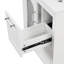 Meuble-lavabo 24 po avec lavabo, meuble-lavabo avec deux tiroirs et porte, tablette réglable, bois massif et panneau de fibres à densité moyenne-271755703